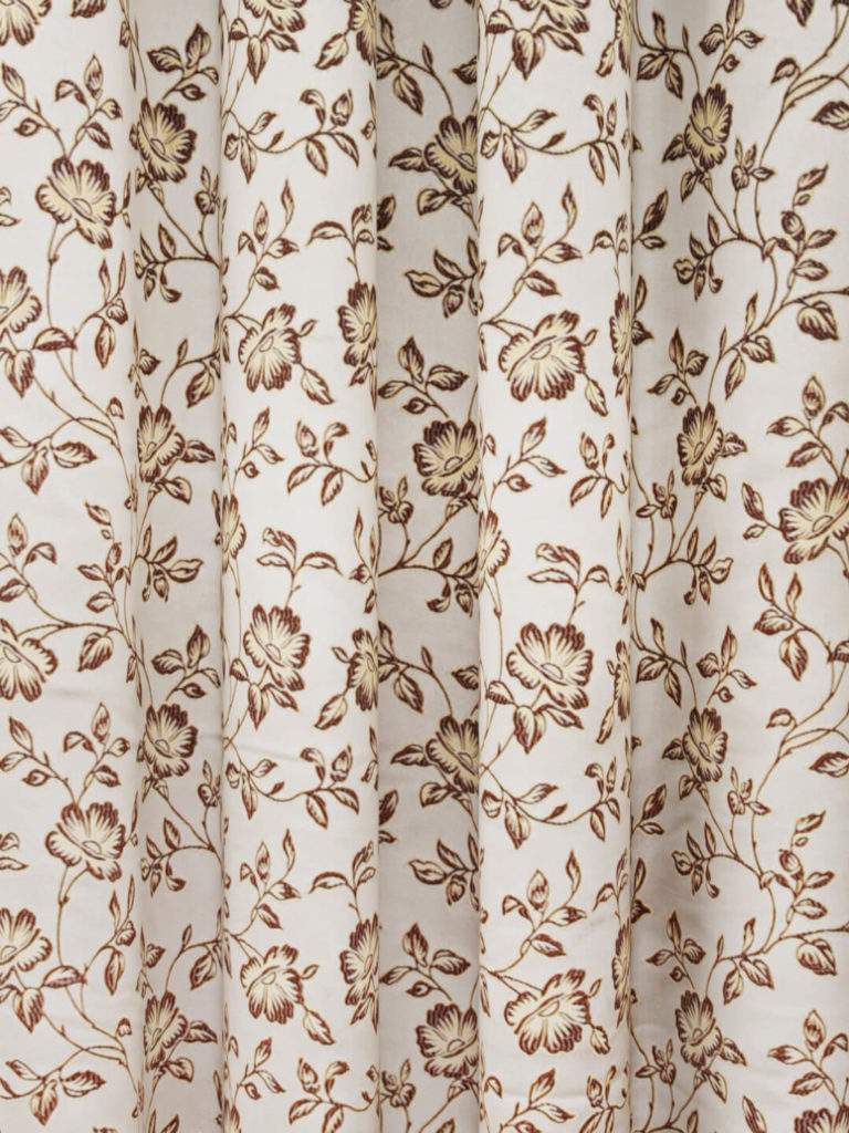 Floral Coffee Curtain Design